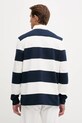 Odzież Tommy Jeans longsleeve bawełniany DM0DM22074 granatowy
