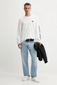 Tommy Jeans longsleeve din bumbac DM0DM21976 bej AW25