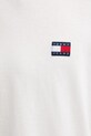 Tommy Jeans longsleeve din bumbac DM0DM21976 bej