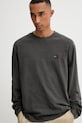 Tommy Jeans longsleeve din bumbac gri DM0DM21976