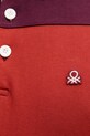 United Colors of Benetton longsleeve bawełniany 3BC1U302L czerwony