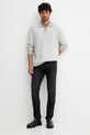 United Colors of Benetton sweter bawełniany 10C1K301N szary AW25