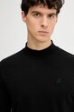Karl Lagerfeld longsleeve bawełniany czarny 554226.755022