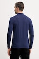 Oblačila Bombažna majica z dolgimi rokavi Sisley 1028S300P mornarsko modra