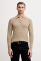 Sisley longsleeve bawełniany bawełna zielony 1028S300P