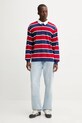 Guess Jeans longsleeve bawełniany M5YP27.KCPS1 czerwony AW25
