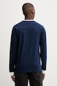 Îmbrăcăminte adidas Originals longsleeve din bumbac 3-Stripes IM9428 bleumarin