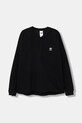 adidas Originals longsleeve Essentials aplikacja czarny JW1050