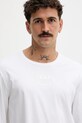 Diesel longsleeve bawełniany T-MADJUST-LS-T1 biały A18723.0PJBG