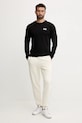 Блуза с дълги ръкави EA7 Emporio Armani PJVQZ.8NPT28 черен AW25