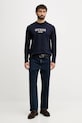 Guess longsleeve bawełniany M5BI0S.K8FQ4 granatowy NC25