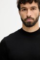 Памучна блуза с дълги ръкави Armani Exchange черен XM001427.AF10362