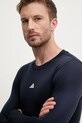 Ruházat adidas Performance edzős hosszú ujjú Techfit JE6705 sötétkék
