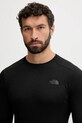 Sportovní tričko s dlouhým rukávem The North Face Easy černá NF0A8BZZJK31