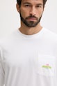 The North Face longsleeve din bumbac Expedition Celebration alb NF0A8E3DFN41