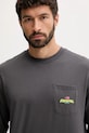 The North Face longsleeve bawełniany Expedition Celebration szary NF0A8E3DRHI1