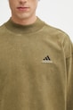 adidas Originals longsleeve bawełniany EQT Graphic Tee zielony JV5812