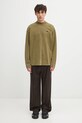 adidas Originals longsleeve bawełniany EQT Graphic Tee JV5812 zielony