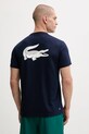 Abbigliamento Lacoste t-shirt TH4748 blu navy