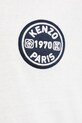 Kenzo longsleeve bawełniany FF65TL3504SI beżowy