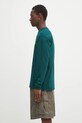 Carhartt WIP longsleeve bawełniany L/S Chase I026392.30YXX zielony AW25