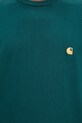 Carhartt WIP longsleeve bawełniany L/S Chase zielony I026392.30YXX