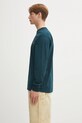 Бавовняний лонгслів Carhartt WIP L/S American Script I029955.0AUXX бірюзовий AW25
