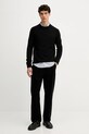 Joop! sweter wełniany 30047380 czarny AW25