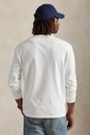 Polo Ralph Lauren longsleeve din bumbac 710970697 alb AW25