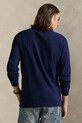 Βαμβακερή μπλούζα με μακριά μανίκια Polo Ralph Lauren 710970697 σκούρο μπλε AW25