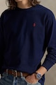 Βαμβακερή μπλούζα με μακριά μανίκια Polo Ralph Lauren σκούρο μπλε 710970697