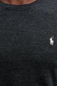 Tričko s dlouhým rukávem Polo Ralph Lauren 710P01524 černá