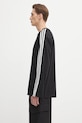 Y-3 longsleeve con aggiunta di cotone Wire Long Sleeve 3-Stripes JW7351 nero AW25