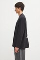 Y-3 longsleeve bawełniany Graphic Short Sleeve JX4747 czarny AW25