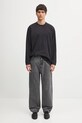 Y-3 longsleeve bawełniany Graphic Short Sleeve JX4747 czarny