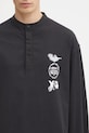 Y-3 longsleeve bawełniany Long Sleeve Polo czarny JX7280