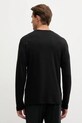 Odzież Calvin Klein longsleeve bawełniany LV04LD227G czarny
