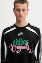 adidas Originals longsleeve Spiders Goalkeeper Loose Tee negru JW0201