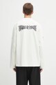 Odzież VETEMENTS longsleeve bawełniany Cof Double Logo Longsleeve UCF76LS250I beżowy