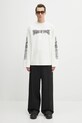 VETEMENTS longsleeve bawełniany Cof Double Logo Longsleeve UCF76LS250I