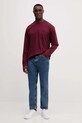 Tommy Hilfiger top a maniche lunghe in cotone UM0UM03644 rosso AW25