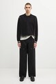 Filling Pieces sweter Knit Shirt Rugby 422571500243 czarny