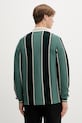 Дрехи Filling Pieces пуловер мъжки с вискоза Knit Football Jersey 422574500148 зелен