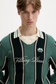 Filling Pieces свитер мужской из вискозы Knit Football Jersey зелёный 422574500148