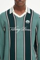 Filling Pieces sweter Knit Football Jersey zielony 422574500148