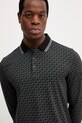 Michael Kors longsleeve bawełniany czarny CF351KY5KS