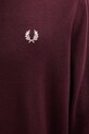 Fred Perry sweter z wełną K4535 bordowy