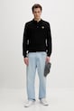 Fred Perry sweter z wełną K4535 czarny AW25