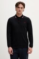 Fred Perry longsleeve bawełniany bawełna granatowy M3636