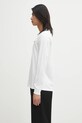 Памучна тениска Fred Perry M9602 бял AW25